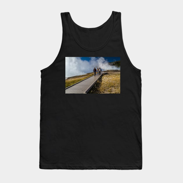 Crossing the geyser field Tank Top by thadz